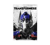 Transformers Optimus Prime Movie Cover Poster Canvas Poster Wall Art Decor Print Picture Paintings for Living Room Bedroom Decoration 12x18inch(30x45cm)