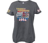 Transformers Optimus Prime Of 1984 Girly Tee Damen T-Shirt Dark/Heather