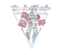 Transformers Optimus Prime Retro Japanese T-Shirt - White - S