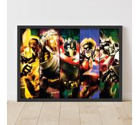 Transformers Print - Autobots Group Panels Wall Art Poster (29.7cm x 42cm - A3)