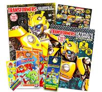 Transformers Rescue Bots Coloring and Activity Book Set (2 Books ~ 96 Pages) Dinobot, Optimus Prime, Chase, Heatwave, Blades, and Boulder