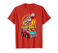Transformers Rescue Bots Heatwave T-Shirt, Men, Red, X-Large