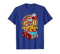 Transformers Rescue Bots Heatwave T-Shirt, Men, Royal Blue, Large