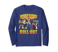 Transformers Retro Autobots Roll Out Group Shot Long Sleeve T-Shirt