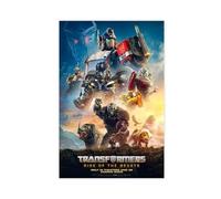 Transformers Rise of The Beasts 2023 American Science Fiction Action Film Cover Cool Wall Art Deco Poster Canvas Poster Bedroom Decor Landscape Office Room Decor Gift 12x18inch(30x45cm)