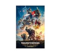 Transformers Rise of The Beasts 2023 American Science Fiction Action Film Cover Cool Wall Art Deco P Canvas Poster Bedroom Decor Sports Landscape Office Room Decor Gift Unframe-style 12x18inch(30x45cm