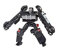 Transformers Rise of The Beasts Barricade Action Figure, 3 inch, Police Car to Robot, Black