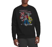 Transformers Roll Out Unisex Sweatshirt, Black, Medium