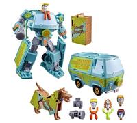 Transformers Scooby Doo Mysterious Prime & Automutt Converting Action Figure Set, Robot Toys for Ages 8+
