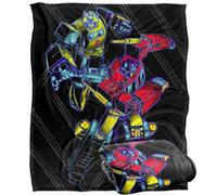 Transformers Sketch Optimus Prime & Bumblebee Blanket Multicoloured (One Size)