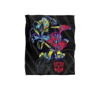 Transformers Blanket, 152 x 127 cm Sketchy Optimus and Bumblebee Silky Touch Super Soft Throw Blanket
