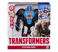 Transformers Smash Changers Optimus Primal Action Figure, Changes from Robot Toy to Gorilla Toy, Ages 6+