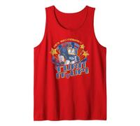Transformers Soundwave Badge Turn It Up Tank Top, Men, Red, XX-Large