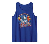 Transformers Soundwave Badge Turn It Up Tank Top, Men, Royal Blue, Small