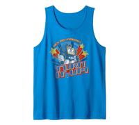 Transformers Soundwave Badge Turn It Up Tank Top, Men, Sapphire Blue, X-Large