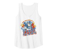 Transformers Soundwave Badge Turn It Up Tank Top, Women, White, Medium