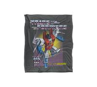 Transformers Starscream Silky Touch Super Soft Throw Blanket 152x127cm Hasbro White One Size