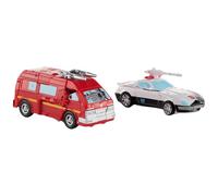 Transformers Studio Series 86 Buzzworthy Bumblebee Battle Damage Ironhide & Prowl Action Figure 2-Pack