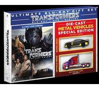 Transformers: The Last Knight (Blu-Ray+DVD+Digital) Ultimate Gift Set with Two Special Edition Die-cast Metal Vehicles: 2016 Chevy Camaro & Western Star 5700XE