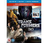 Transformers: The Last Knight 3D (3D+BD+Bonus disc BD) [Blu-ray] [2017] [Region Free]