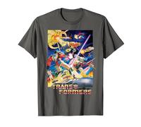 Transformers The Movie G1 1986 T-Shirt, Men, Asphalt Grey, 6X-Large
