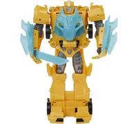 Transformers Toys Bumblebee Cyberverse Adventures Dinobots Unite Roll N’ Change Bumblebee Action Figure, 6 and Up, 10-inch, Multicolor (F2730)