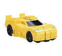 Transformers Toys EarthSpark 1-Step Flip Changer Bumblebee, 10-cm Converting Action Figure, Collectible Robot Car Toy for 6+ Year Old Boys and Girls