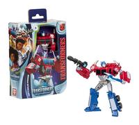 Transformers Toys EarthSpark Deluxe Class Optimus Prime, 12.5-cm Action Figure, Robot Toys for Children Aged 6 and Up