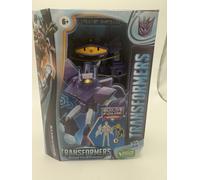 Transformers Toys EarthSpark Deluxe Class Shockwave, 12.5-cm Action Figure, Robo