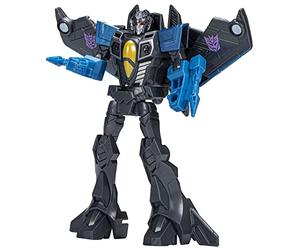 Transformers Toys EarthSpark Warrior Class Skywarp, 12.5-cm Action Figure, Robot Toys for Children Aged 6 and Up