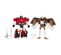 Transformers Toys Generations Kingdom Battle Across Time Collection Deluxe Class WFC-K42 Sideswipe & Maximal Skywarp, Age 8 and Up, 5.5-inch (Amazon Exclusive)