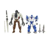 Transformers Toys Generations Kingdom Battle Across Time Collection Deluxe WFC-K40 Autobot Mirage & Maximal Grimlock, Age 8 and Up, 5.5-inch - Amazon Exclusive