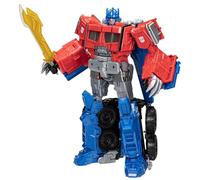 Transformers Toys Rise of The Beasts Movie, Beast-Mode Optimus Prime Toy with Lights and Sounds, Age 6 and up, 10-inch