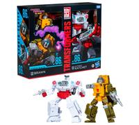 Transformers Toys Studio Series Deluxe The Transformers: The Movie 86-27 Brawn & 86-28 Autobot Ratchet 2-Pack, 4.5-Inch Conversion Action Figures, 8+