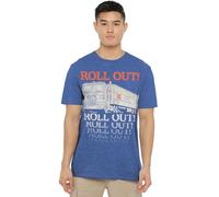 Transformers Unisex Transformers Generations Optimus Roll Out Truck Unisex T Shirt, Royal T-Shirt