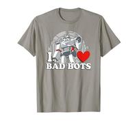 Transformers Valentine's Day Megatron I Heart Bad Bots T-Shirt