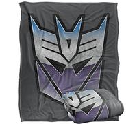 TRANSFORMERS Vintage Decepticon Logo Silky Touch Super Soft Throw Blanket 152 x 127 cm
