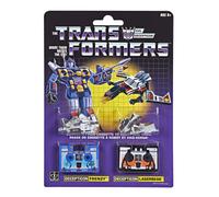 Transformers: Vintage G1 Cassette 2-Pack Decepticons Frenzy and Laserbeak Collectible Figures