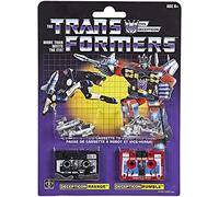 TRANSFORMERS: Vintage G1 Cassette 2-Pack Decepticons Ravage and Rumble Collectible Figures