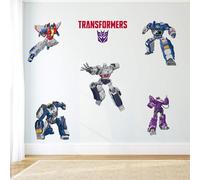 Transformers Wall Sticker - Decepticons Wall Decal Set Vinyl Art Mural Kids Bedroom Gift (60cm Width x 20cm Height)