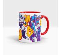 Transformers x THUMBS Decepticons Mainframe Conrast Handle Mug - Red