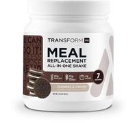 TransformHQ Meal Replacement Shake Powder 7 Servings (Cookies & Cream) - Gluten Free, Non-GMO