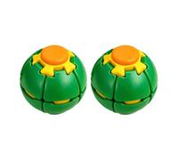 Transforming Armor Fidget Spinner Mini Hand Spinner Gyroscope 3D Printed Desk Fidget Toy Portable Stress Relief Spinner Toy for Kids Adults Office Classroom Satisfying Fidget Gadget Green 2pcs