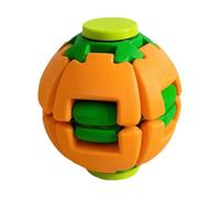 Transforming Armor Fidget Spinner Mini Hand Spinner Gyroscope 3D Printed Desk Fidget Toy Portable Stress Relief Spinner Toy for Kids Adults Office Classroom Satisfying Fidget Gadget Orange