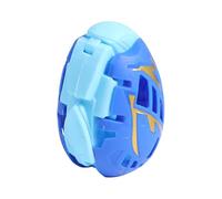 Transforming Dinosaur Egg Toy Mechanical Egg to Dynamic Dinosaur and Back Ideal for School Novelty Early Education Toys (Green, 6.5x4.5x4.5cm)