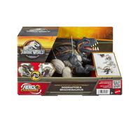 Jurassic World Transforming Dinosaur Toy, Indoraptor to Brachiosaurus, Massive Stretch Fierce Changers 16-Step 2 in 1 Figure