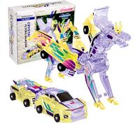 Transforming Dragon Car Toys, 2 In 1 Transforming Car Robot Toy for Kids, Automatic Deformation of Magnetic Connections, Cars Toys for 3-8 Year Old Boys Girls, Funny Novelty Gifts, Party Games