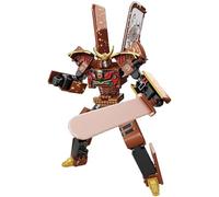 Transforming Ice Cream - Educational Building Block Robot Toy | Creative 2 in 1 Construction Set with Movable Parts, Fun Action Figure Ideal for Boys Girls Collectors Role Play, Red Green Yellow Brown