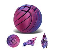 Transforming Morphslime Sphere 3D Printed Liquid Like Ball Stress Relief Sensory Fidget Toy for Adults Desk Ornament(Purple)