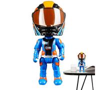 Transforming Motorcycle Doll - Zinc Alloy ABS 1.97x2.17x4.72 Inches | Motorcycle Action Rider Transforming Toy Figure | Durable Action Toys for Kids Imaginative Play Collection Display